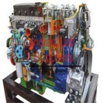 Sectioned Engine Mercedes Atego, PLD System (Injection Pump) Complete with All Parts Not Included: Gearbox